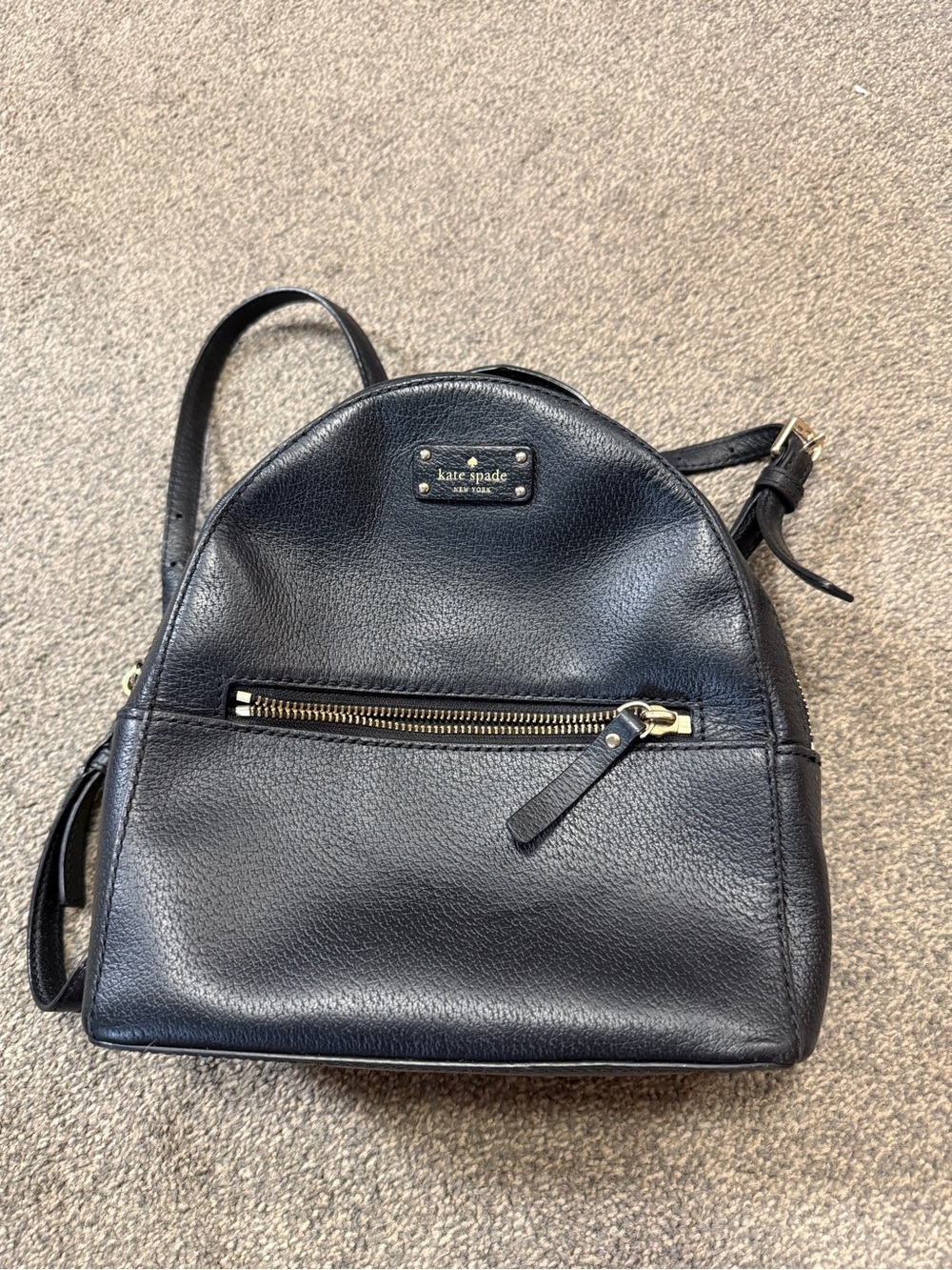 Kate Spade Black Small Backpack